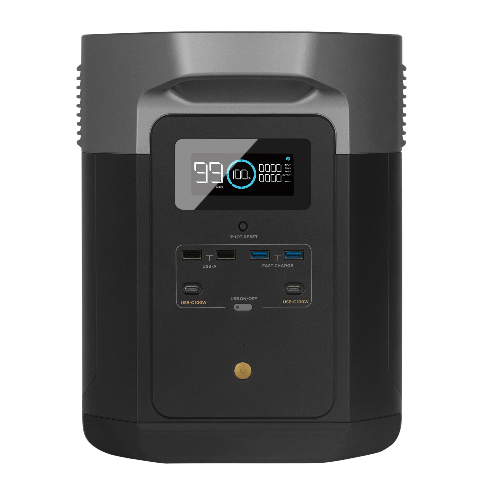 EcoFlow, DELTA MAX1600 Portable Power Station 5000 Surge Watts, Model# DELTAMax1600-US